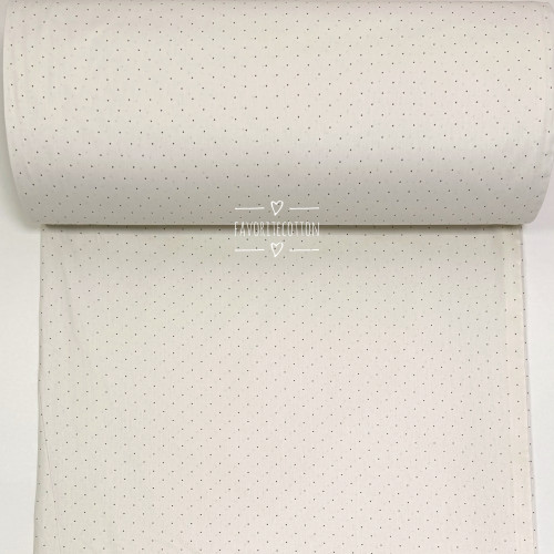 Ранфорс точка на кремовом