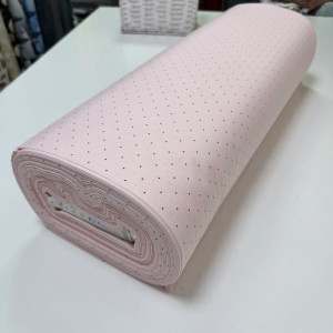 Ранфорс точка на розовом