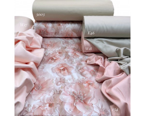 Сатин цветы 134