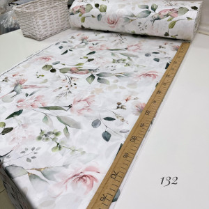 Сатин цветы 132