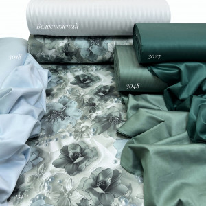 Сатин цветы 134/1