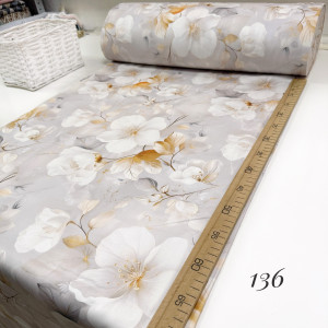 Сатин цветы 136