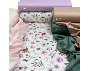 Сатин цветы 131