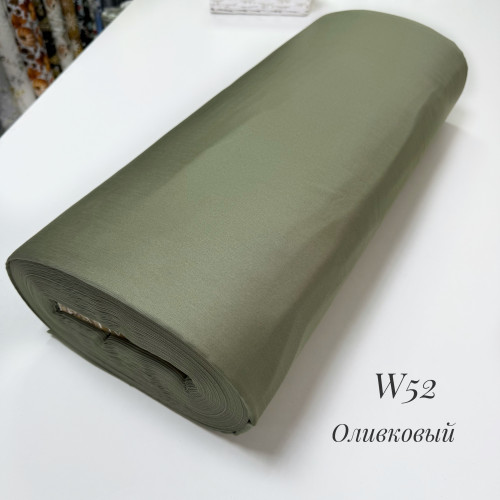 Сатин W 52 (оливковый)