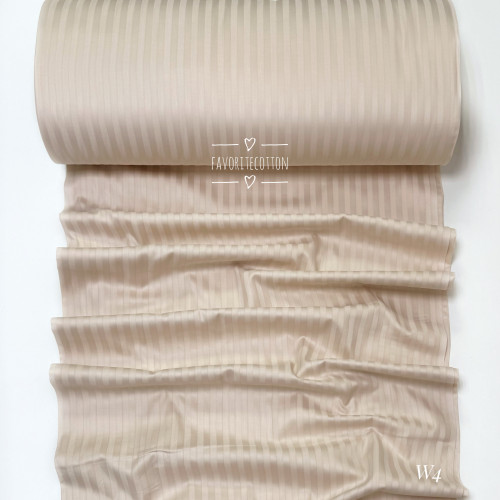 Страйп-сатин W 4 (карамель)