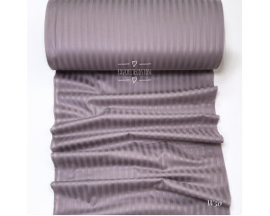 Страйп-сатин W 50 (пепельная сирень)