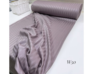 Страйп-сатин W 50 (пепельная сирень)