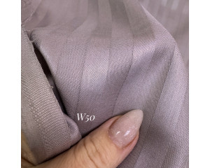 Страйп-сатин W 50 (пепельная сирень)