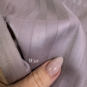 Страйп-сатин W 50 (пепельная сирень)