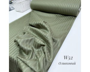 Страйп-сатин W 52 (оливковый)