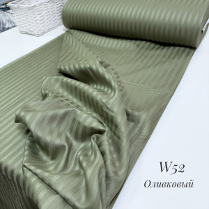 Страйп-сатин W 52 (оливковый)