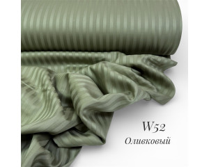 Страйп-сатин W 52 (оливковый)