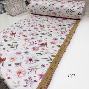 Сатин цветы 131