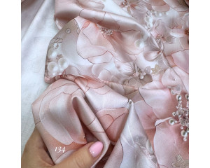 Сатин цветы 134