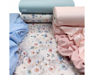 Сатин цветы 137