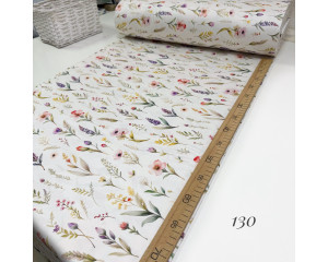 Сатин цветы 130