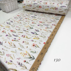 Сатин цветы 130