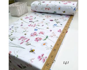 Сатин цветы 141