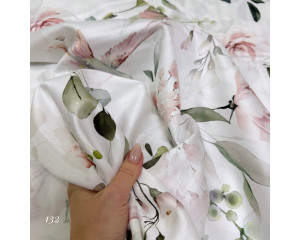 Сатин цветы 132