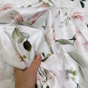 Сатин цветы 132