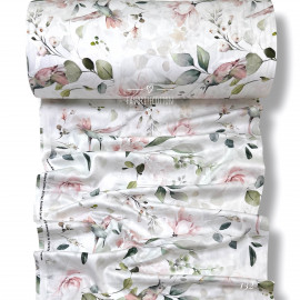 Сатин цветы 132