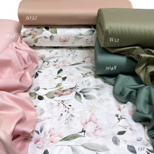 Сатин цветы 132