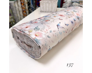 Сатин цветы 137