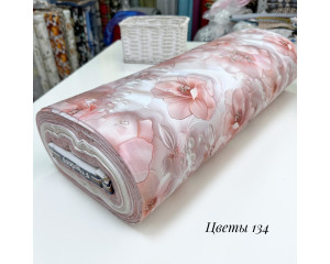 Сатин цветы 134