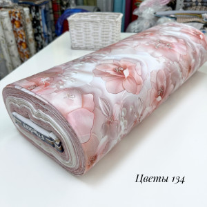 Сатин цветы 134