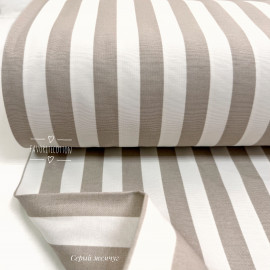 DUCK полоска серый жемчуг круп