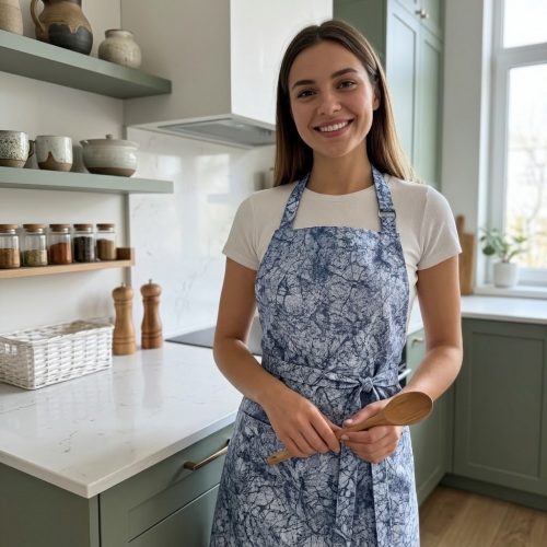 DUCK мраморная паутинка сапфир