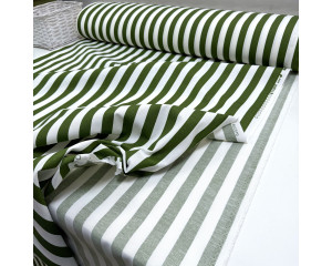 DUCK полоска темно-оливковый круп