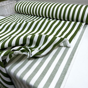 DUCK полоска темно-оливковый круп