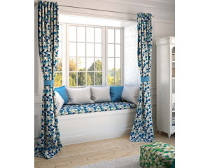 DUCK треугольники синие