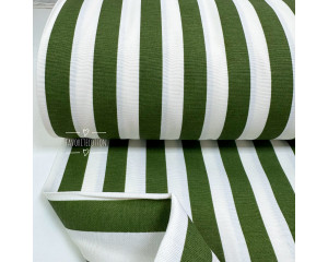 DUCK полоска темно-оливковый круп