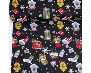 DUCK Merry Christmas чёрный