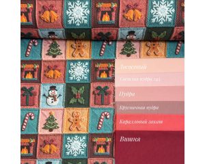 DUCK пэчворк новогодний