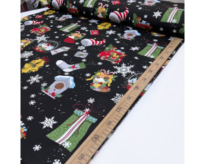 DUCK Merry Christmas чёрный