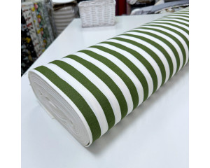 DUCK полоска темно-оливковый круп