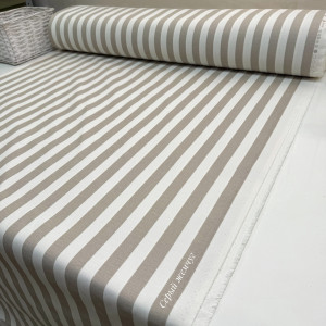 DUCK полоска серый жемчуг круп