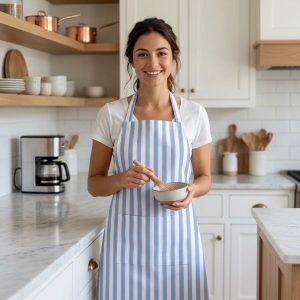 DUCK полоска небесно-голубая круп