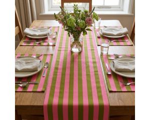 DUCK полоска лаймово-розовая
