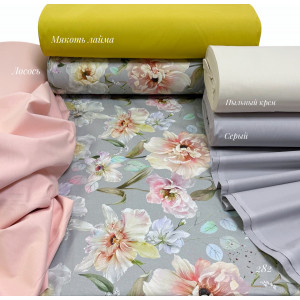 Ранфорс цветы 282