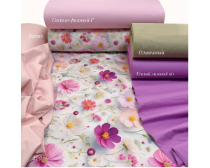 Ранфорс цветы 279