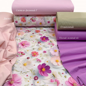 Ранфорс цветы 279