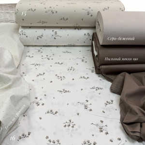 Ранфорс цветы 16