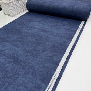 Ранфорс мрамор тёмно-синий