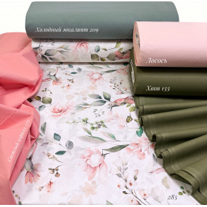 Ранфорс цветы 285