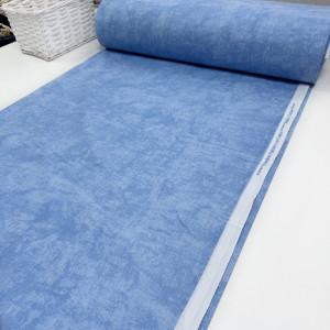 Ранфорс мрамор небесно-голубой 