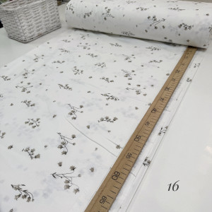 Ранфорс цветы 16